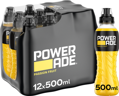 Powerade - 12 x 500 ml Passionhedelmä