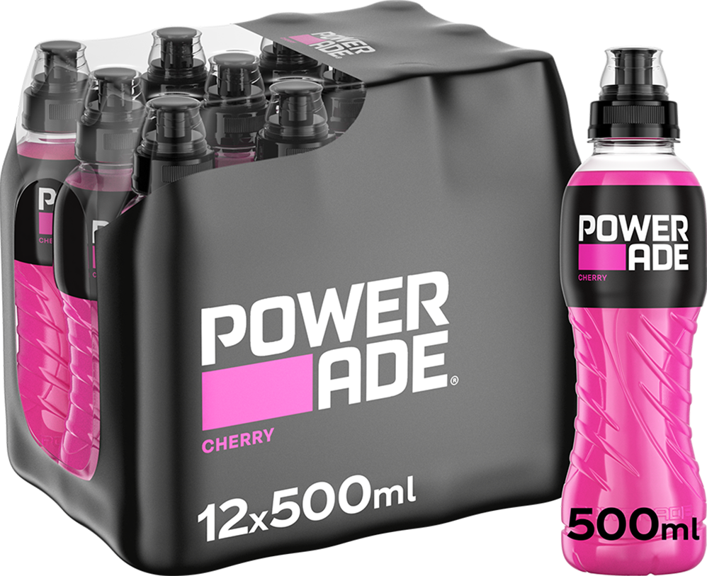Powerade - 12 x 500 ml Kirsikka