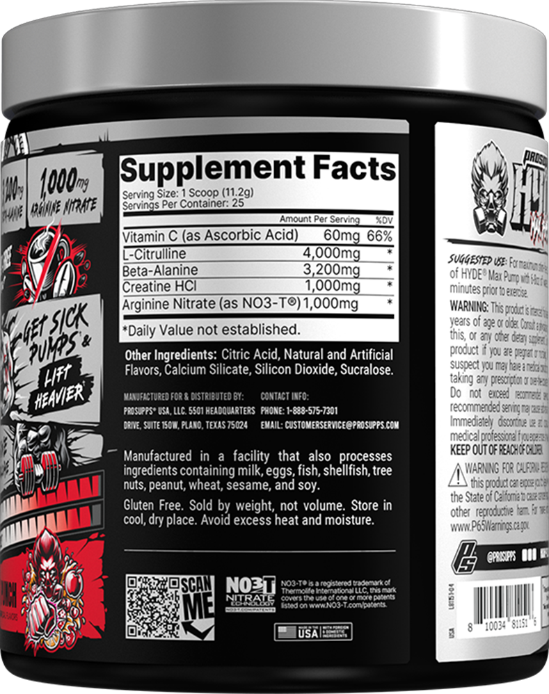 ProSupps Hyde Max Pump - 280 g hedelmäpunssi