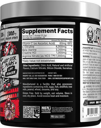 ProSupps Hyde Max Pump - 280 g hedelmäpunssi