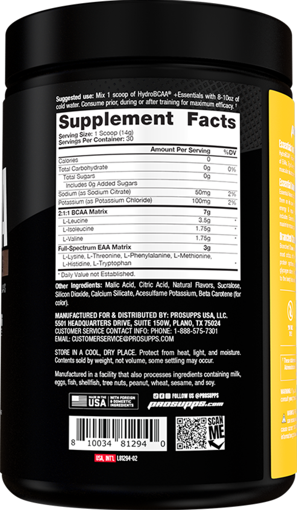 ProSupps Hydro BCAA - 420 g Mango