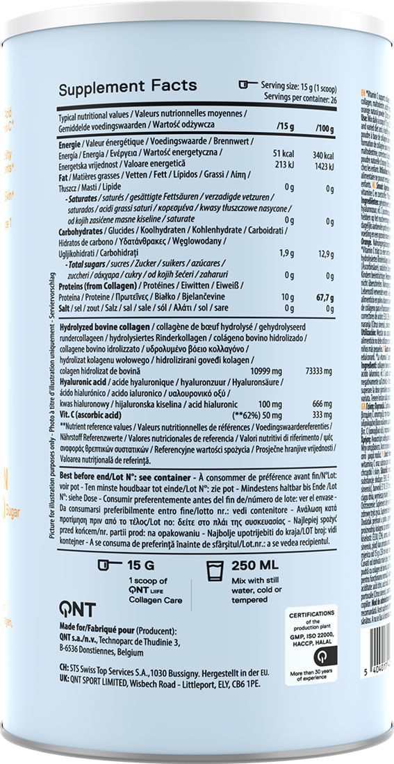 QNT Collagen Care - 390 g Orange