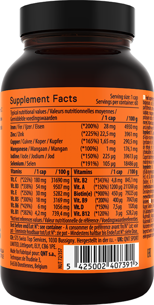 QNT Päivittäiset vitamiinit - 60 kaps.