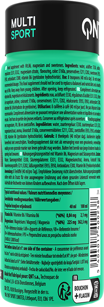 QNT Magnesium Sport - 12 x 80 ml - Trooppinen