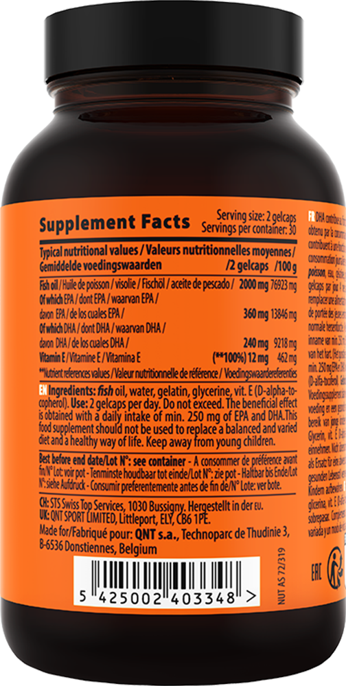 QNT Omega 3 - 60 pehmeäkapselia