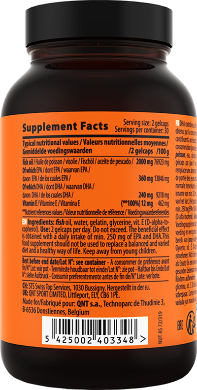 QNT Omega 3 - 60 pehmeäkapselia