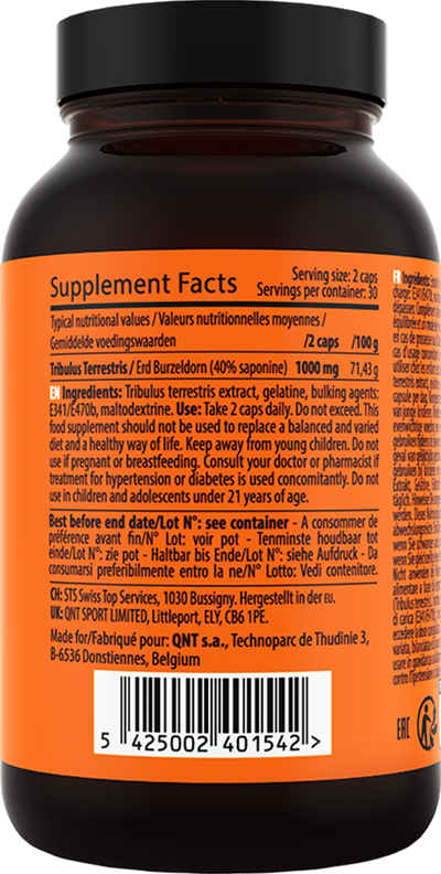 QNT Tribulus Terrestris - 60 kapselia