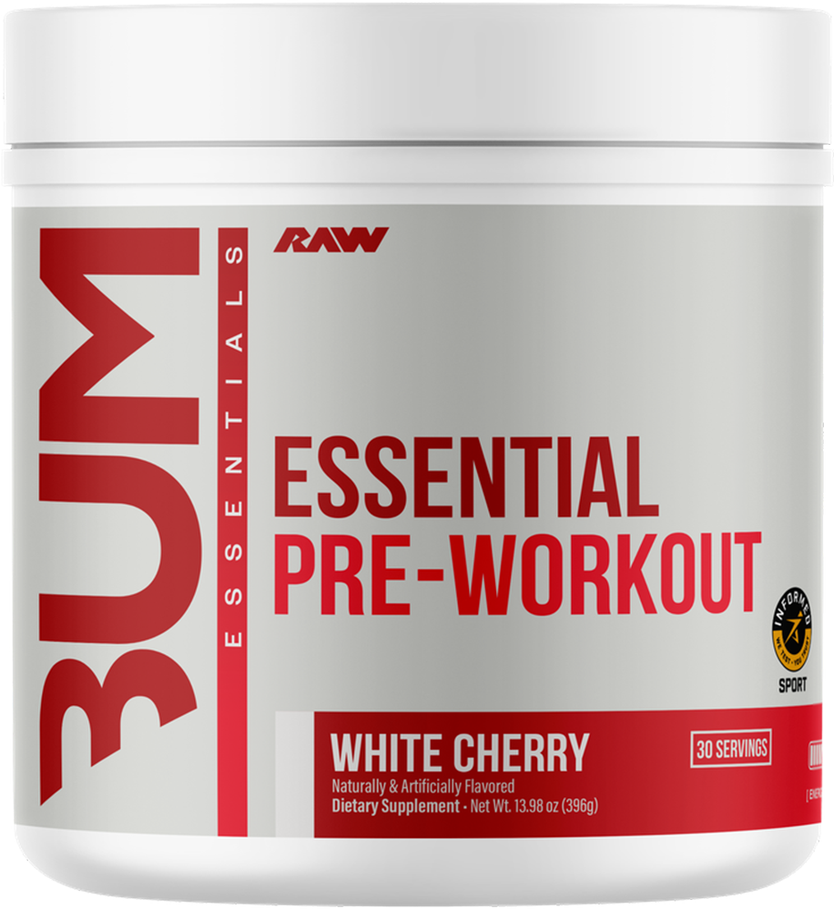 RAW Essential Pre-Workout - 30 annosta, valkoinen kirsikka