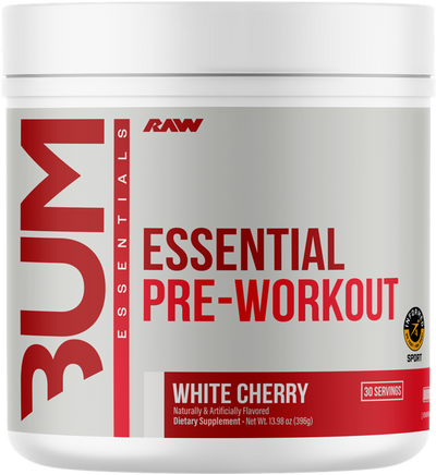 RAW Essential Pre-Workout - 30 annosta, valkoinen kirsikka