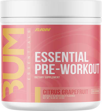 RAW Essential Pre-Workout - 30 annosta Sitrusgreippi