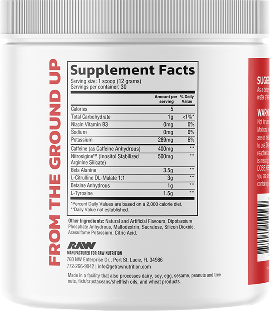 RAW Pre Extreme - 30 annosta Fruit Burst