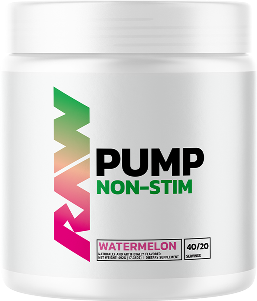 RAW Pump Non-Stimul Pre-Workout - 40 annosta Vesimeloni
