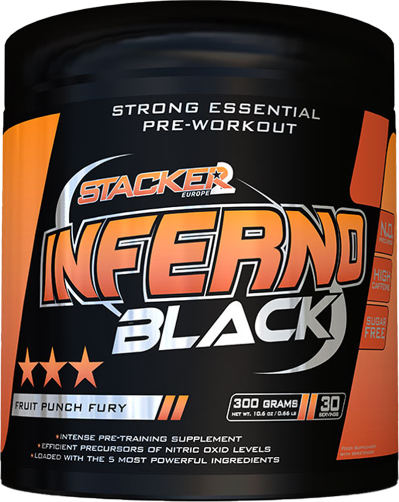 Stacker2 Inferno Black - 300 g hedelmäpunssi Fury
