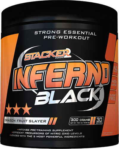 Stacker2 Inferno Black - 300 g lohikäärmeen hedelmä