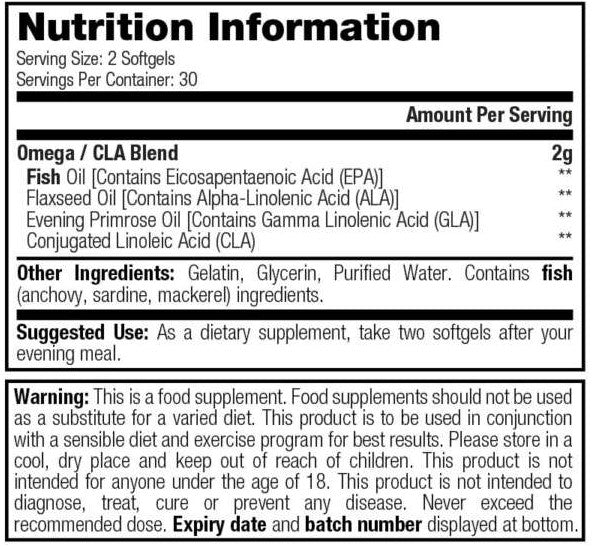 Stacker2 Omega 3 - 2000 - 60 kaps.
