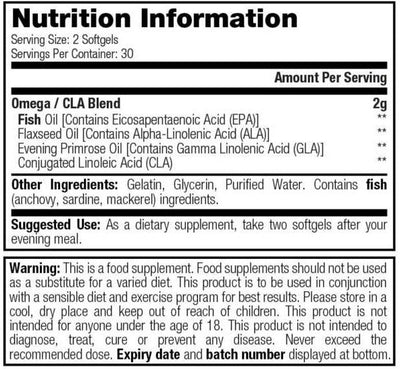 Stacker2 Omega 3 - 2000 - 60 kaps.