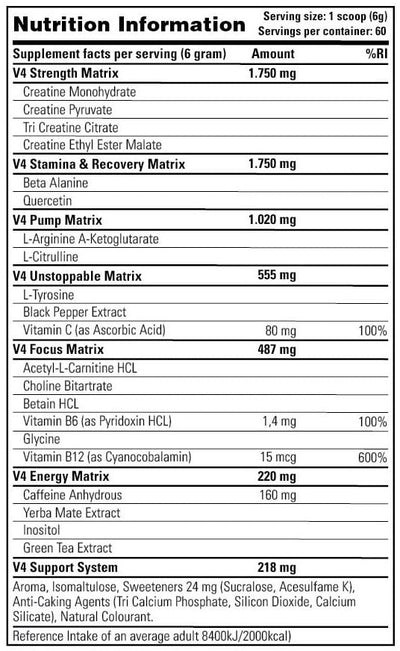 Stacker2 Rush V4 - 180 g Lemon Lime