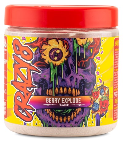 Ruotsalaiset lisäravinteet Crazy 8 Berry Xplode