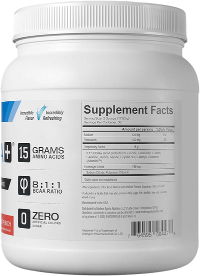 Modern BCAA+ - 535 g Fruit Punch