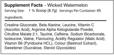 Warrior Rage Pre-Workout - 392 g Blazin Berry