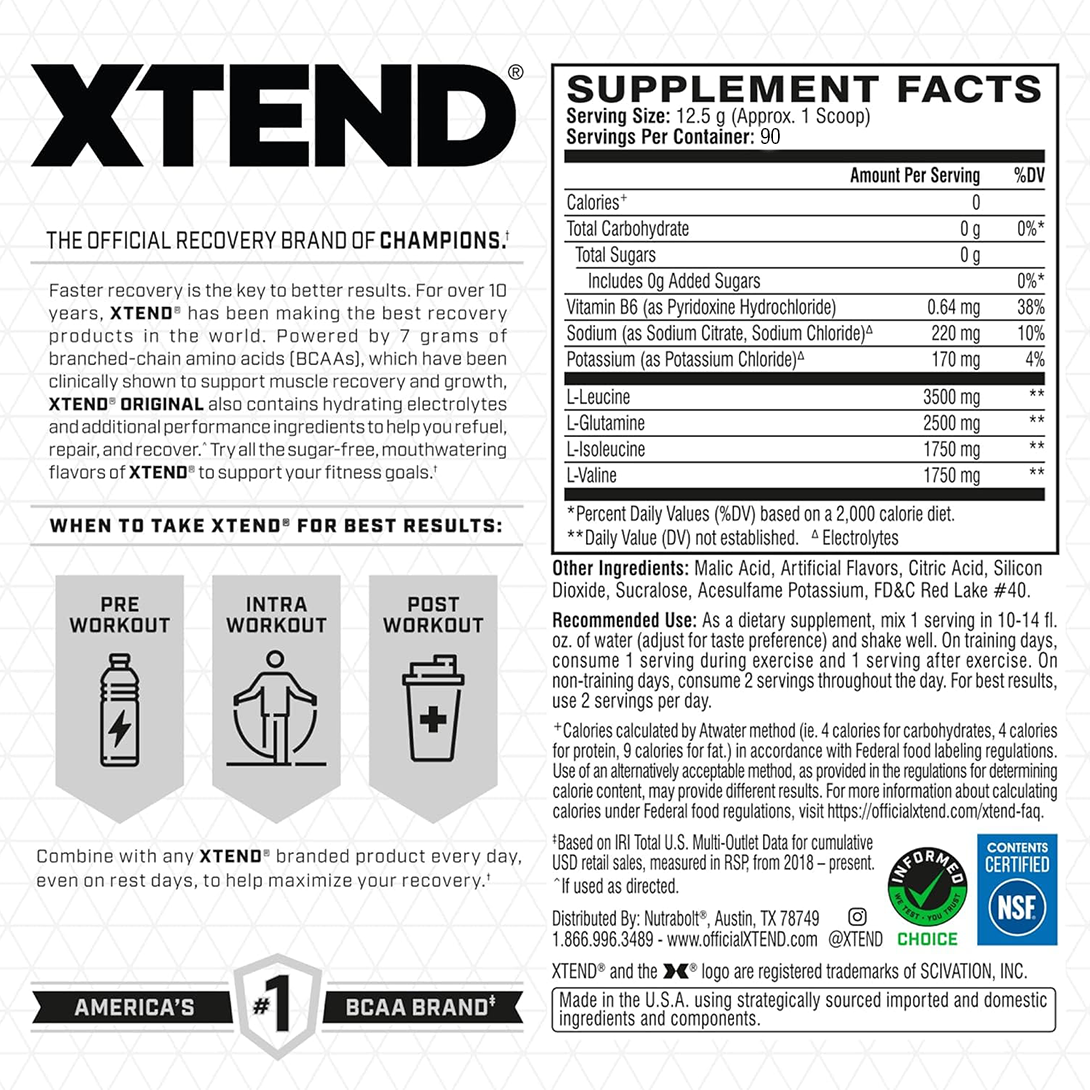 Xtend Original BCAA - 90 servings Fruit Punch