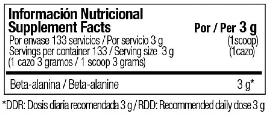 Zoomad One Raw Beta-Alanine - 400 g Cherry Bomb